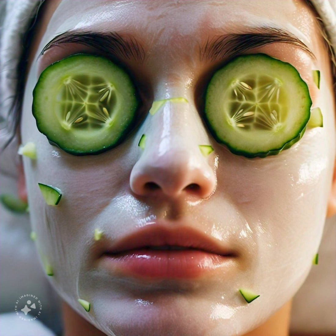 Cooling Cucumber and Mint Face Mask Recipe - Mandy and Co