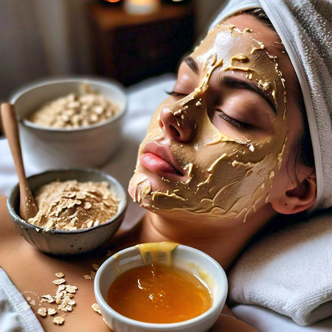 DIY: Oatmeal and Honey Face Mask Recipe - Mandy and Co