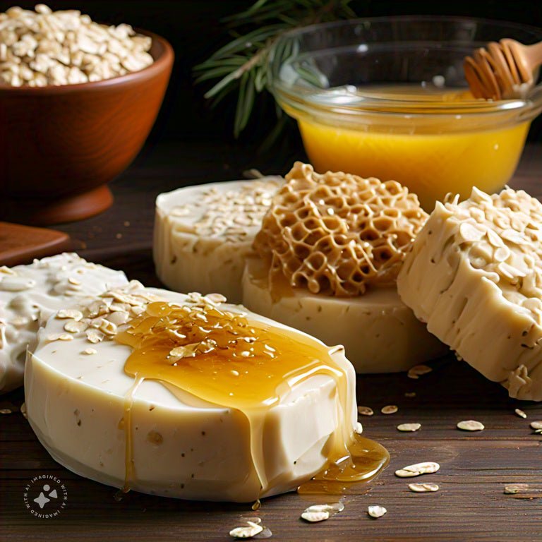 Honey and Oatmeal Soap Recipe: A Soothing and Moisturizing DIY Soap - Mandy and Co