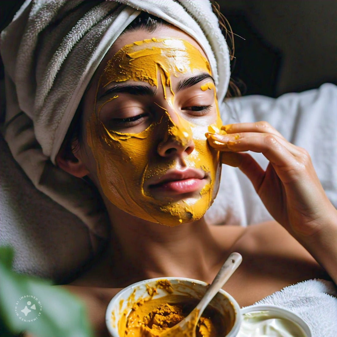 Turmeric and Yogurt Face Mask Recipe - Mandy and Co