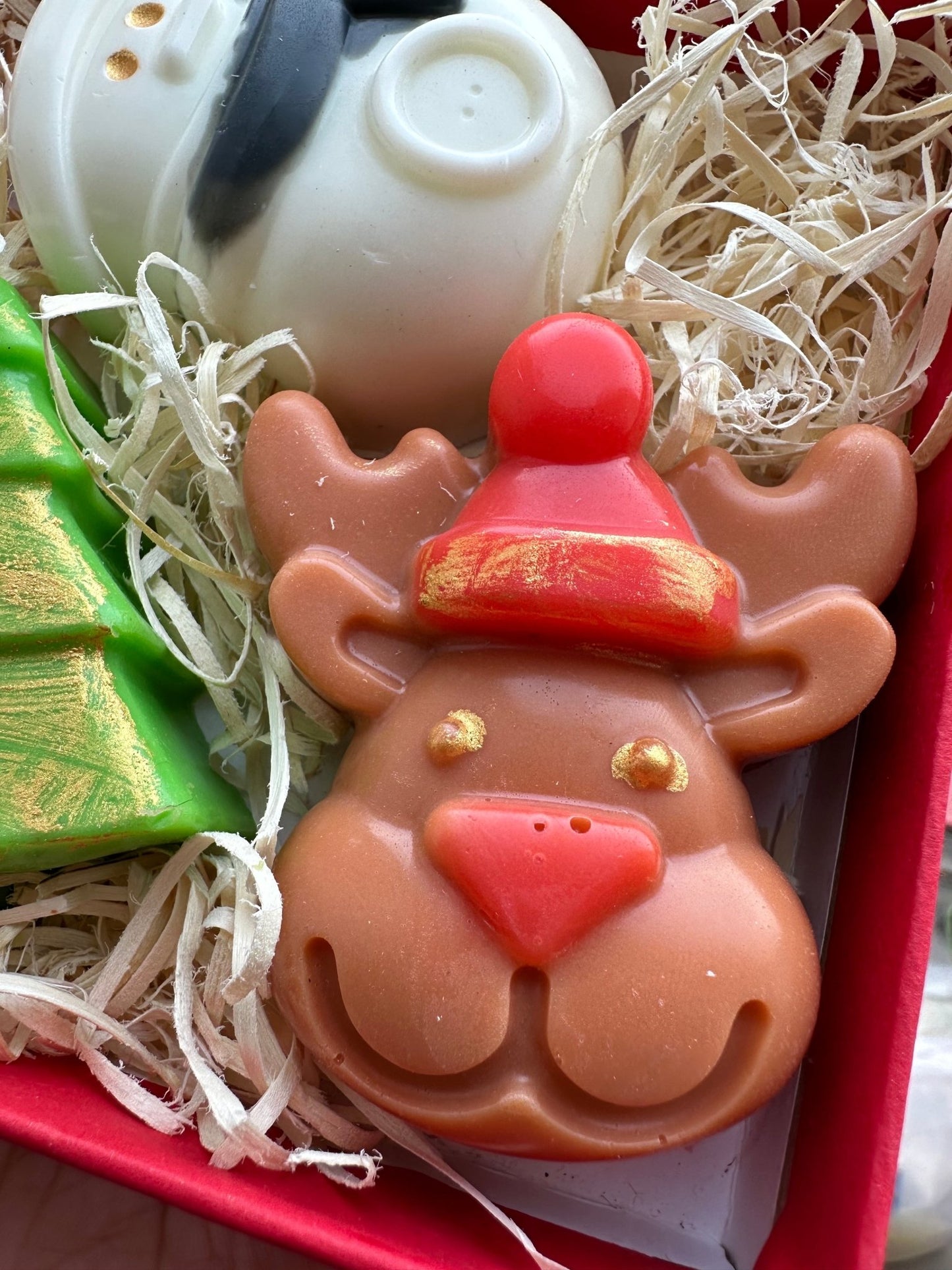 Christmas Soap Gift Box - Snowman, Reindeer and Christmas Tree - Mandy and Co