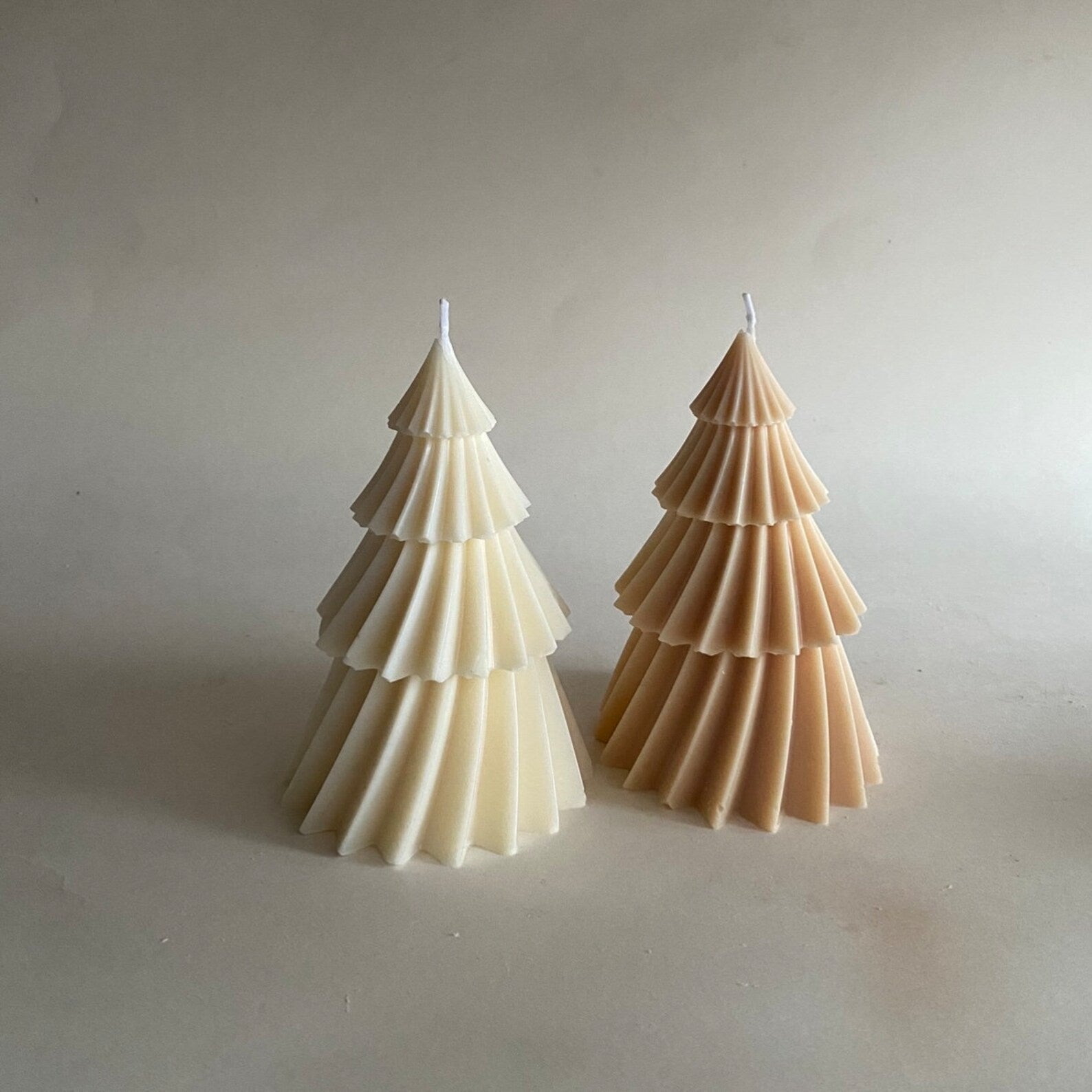 Christmas Tree Soy Candle – Eco - Friendly Festive Decor - Mandy and Co