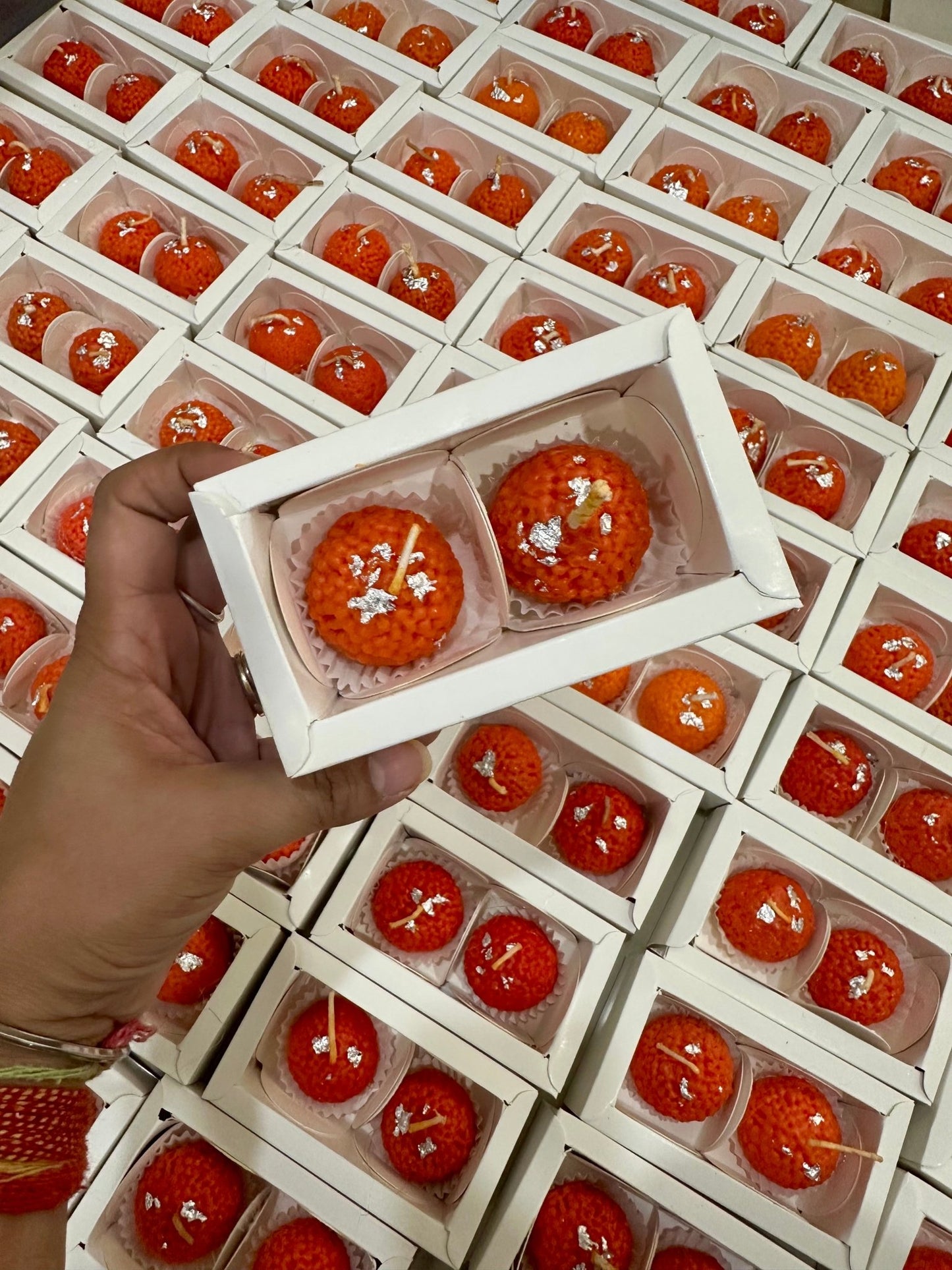 Laddoo Soy Candle (Pack of 2) – Festive, Whimsical Gifting - Mandy and Co