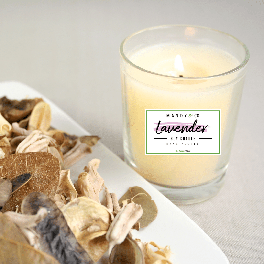 Pack of 3 Scented Soy Votive Candles - Mandy and Co