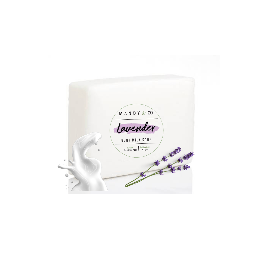 Pack of 4 soaps: Tea tree goat milk soap & Lavender goat milk soap - Mandy and Co