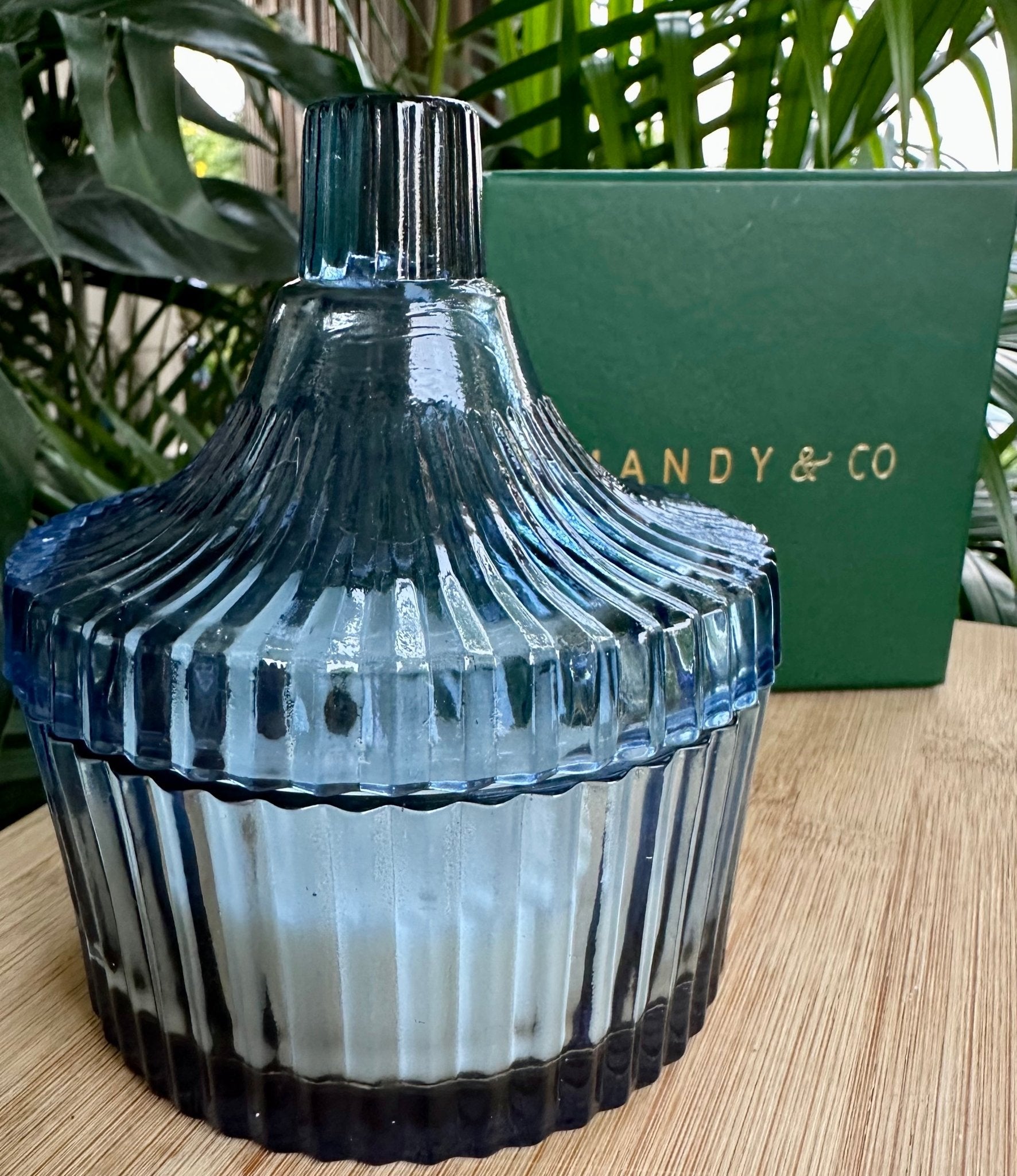 Vanilla Soy Candle: Double wick hand poured candle - Mandy and Co