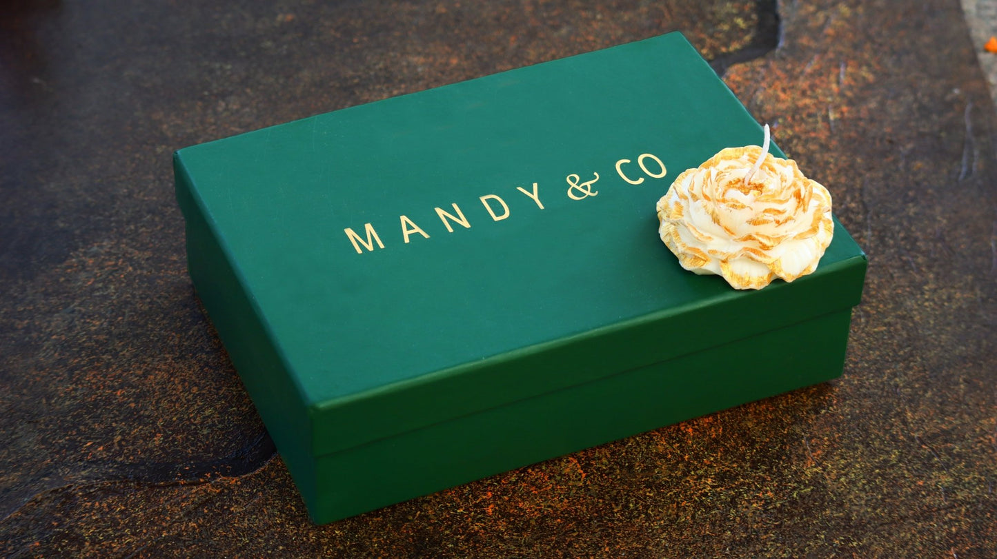 White Peony Soy Candle - Mandy and Co