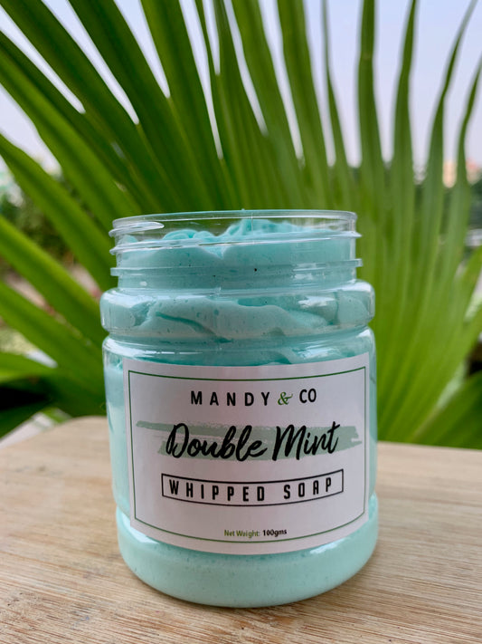 Double Mint Whipped Soap - Handmade Body wash