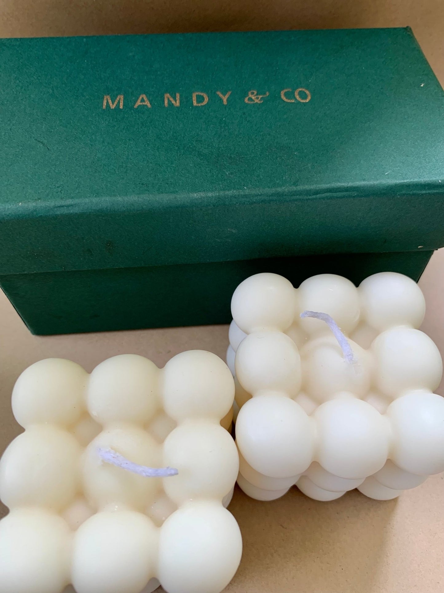 Bubble Candle (Set of 2) - Mandy and Co