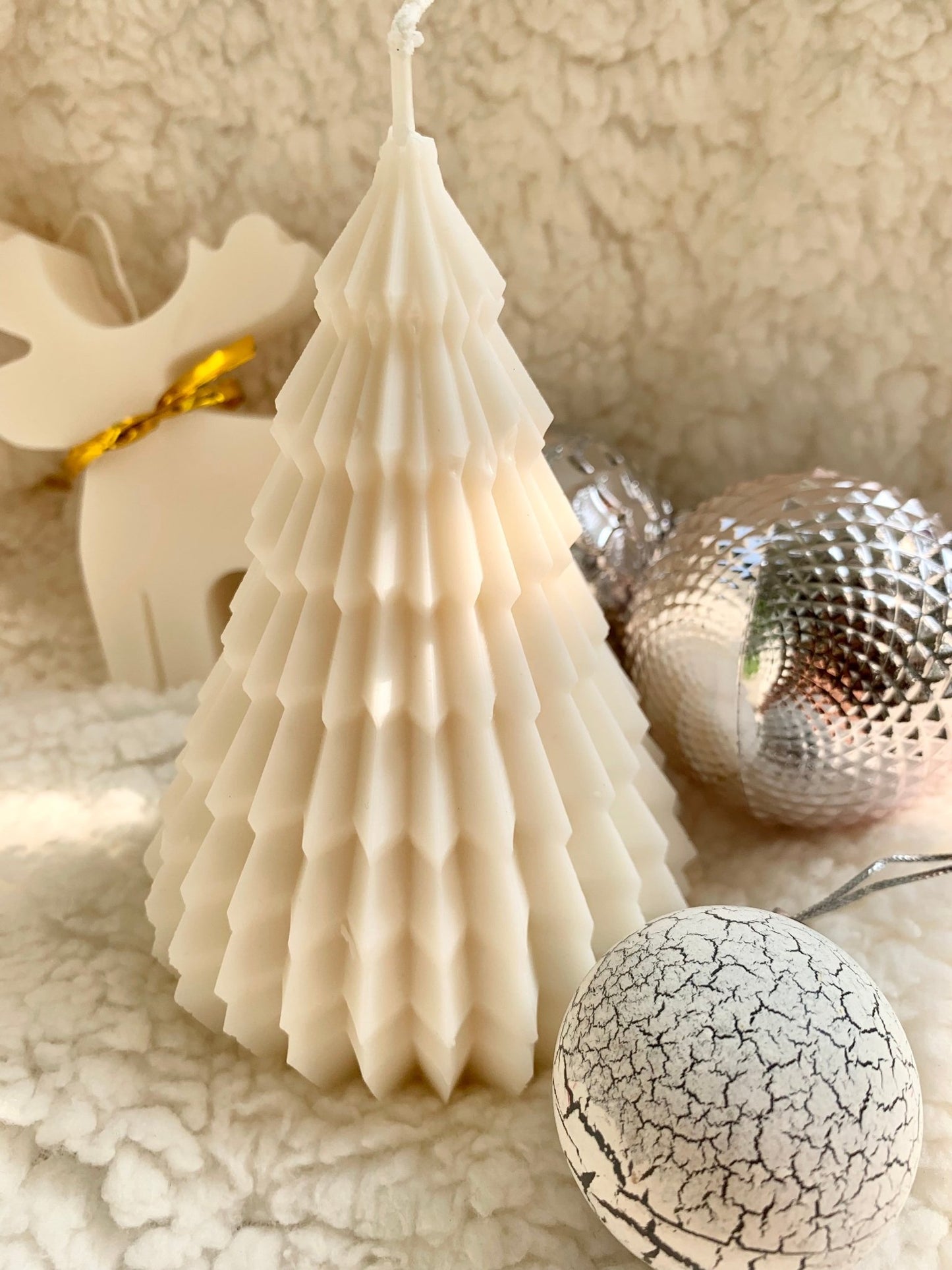Christmas Pine Tree Candle – Decorative & Elegant - Mandy and Co