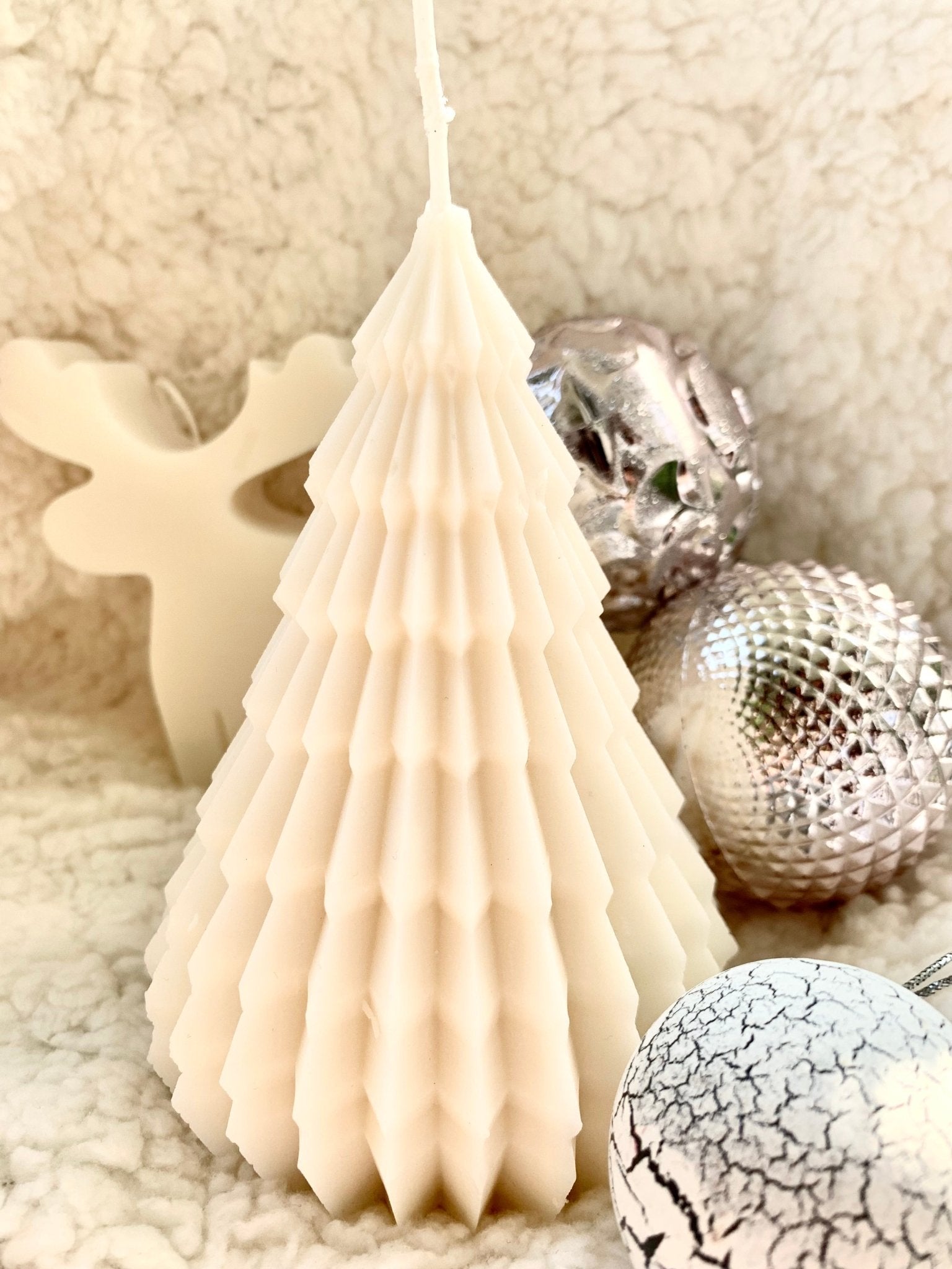 Christmas Pine Tree Candle – Decorative & Elegant - Mandy and Co