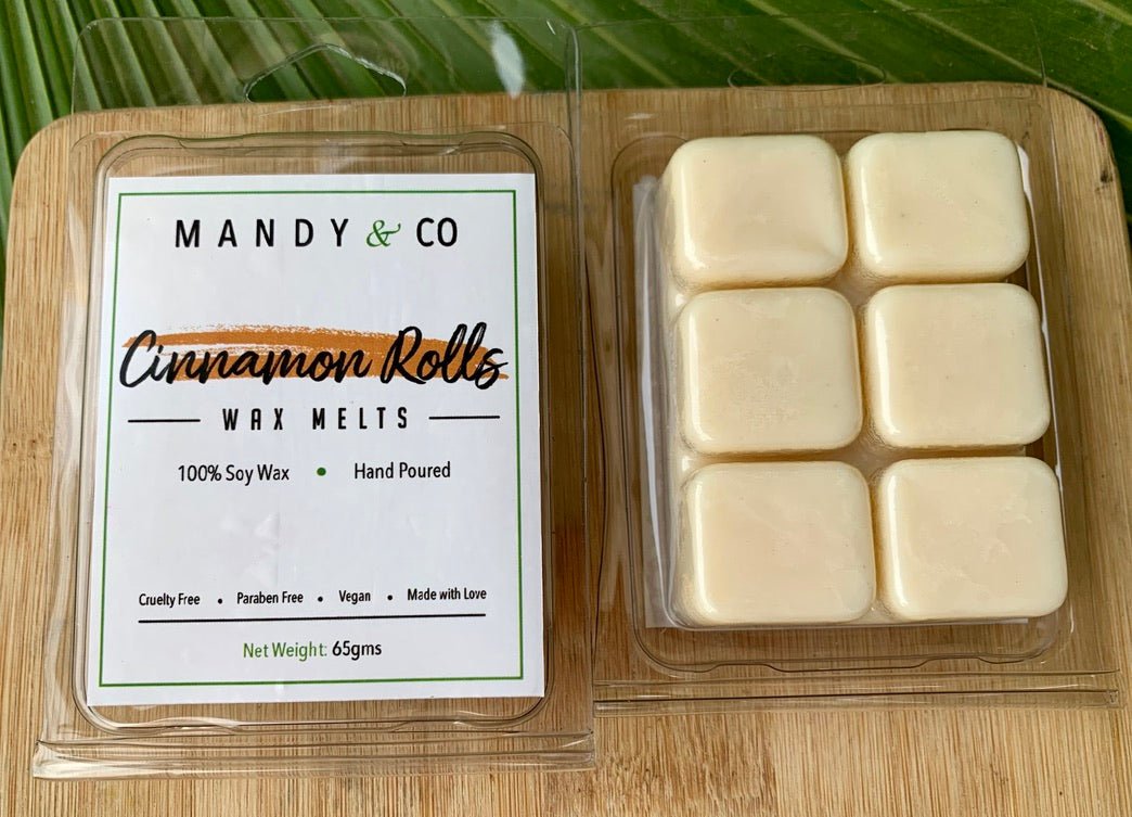 Cinnamon Wax Melts for Diffusers – 100% Soy Wax, Long - Lasting & Handmade - Mandy and Co