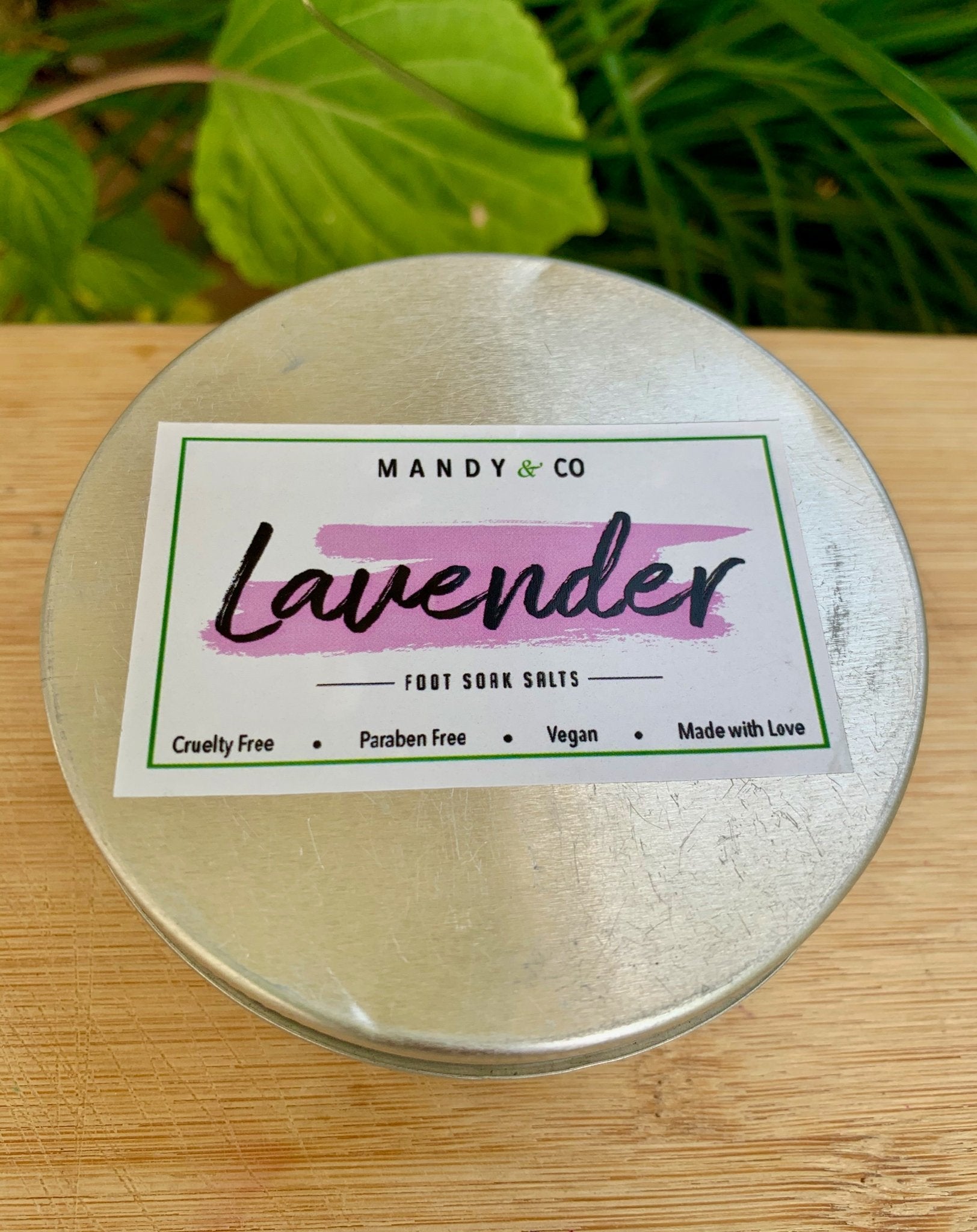 Foot Soak Salts: Lavender - Mandy and Co