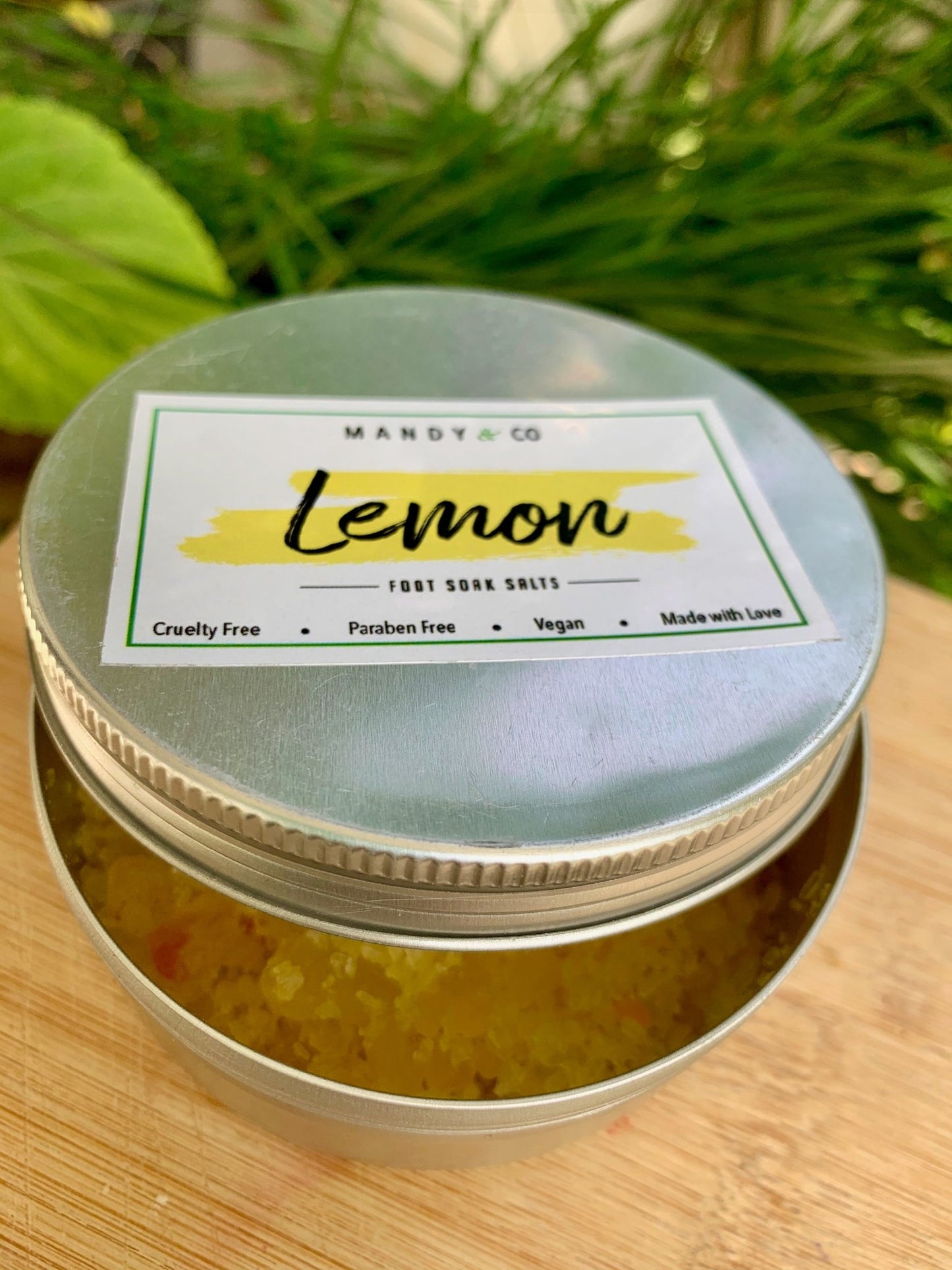 Foot Soak Salts: Lemon - Mandy and Co