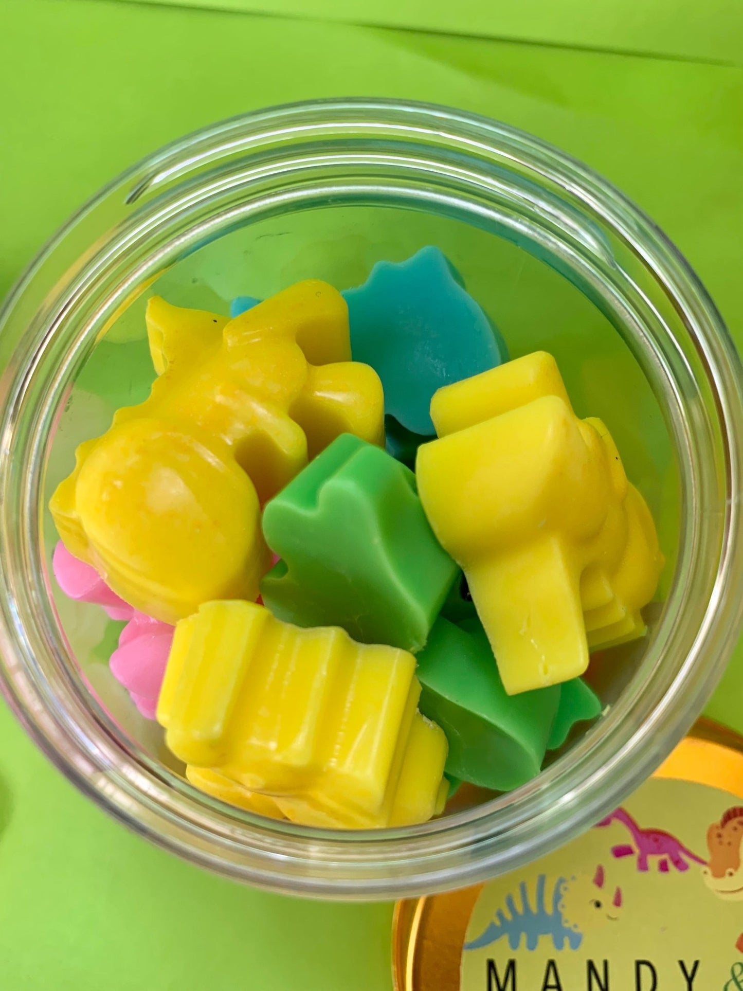 Mini Soap Jars: Dinosaurs - Mandy and Co