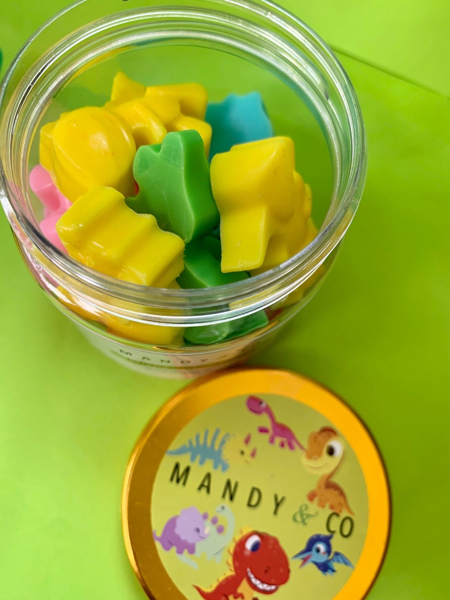 Mini Soap Jars: Dinosaurs - Mandy and Co