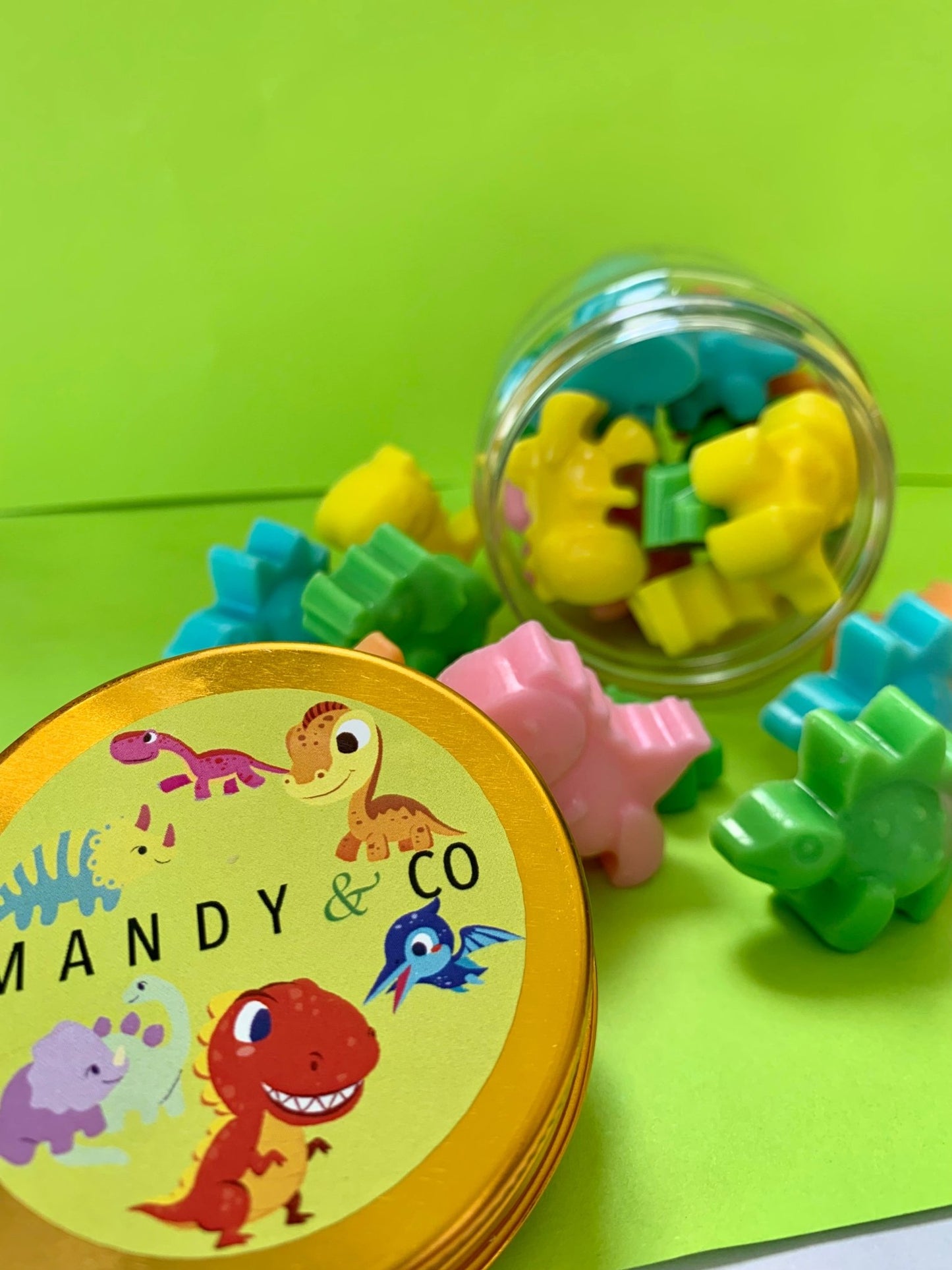 Mini Soap Jars: Dinosaurs - Mandy and Co