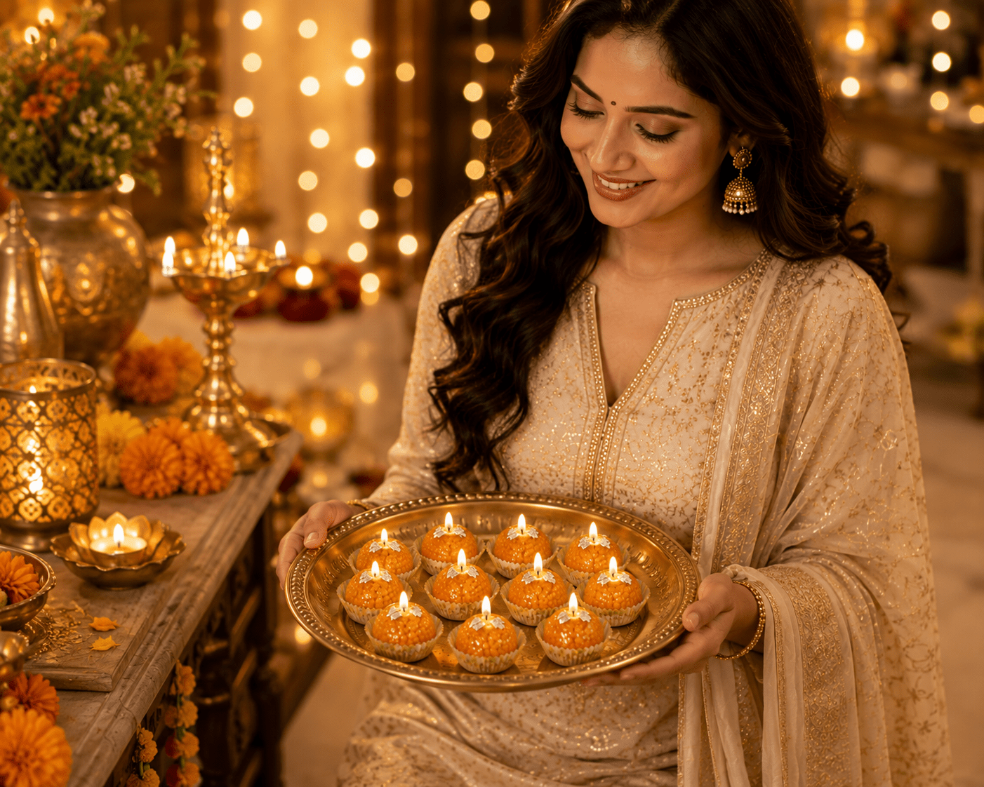 What Are Laddoo Candles? The Sweetest Diwali Trend Taking Over Indian Homes - Mandy and Co