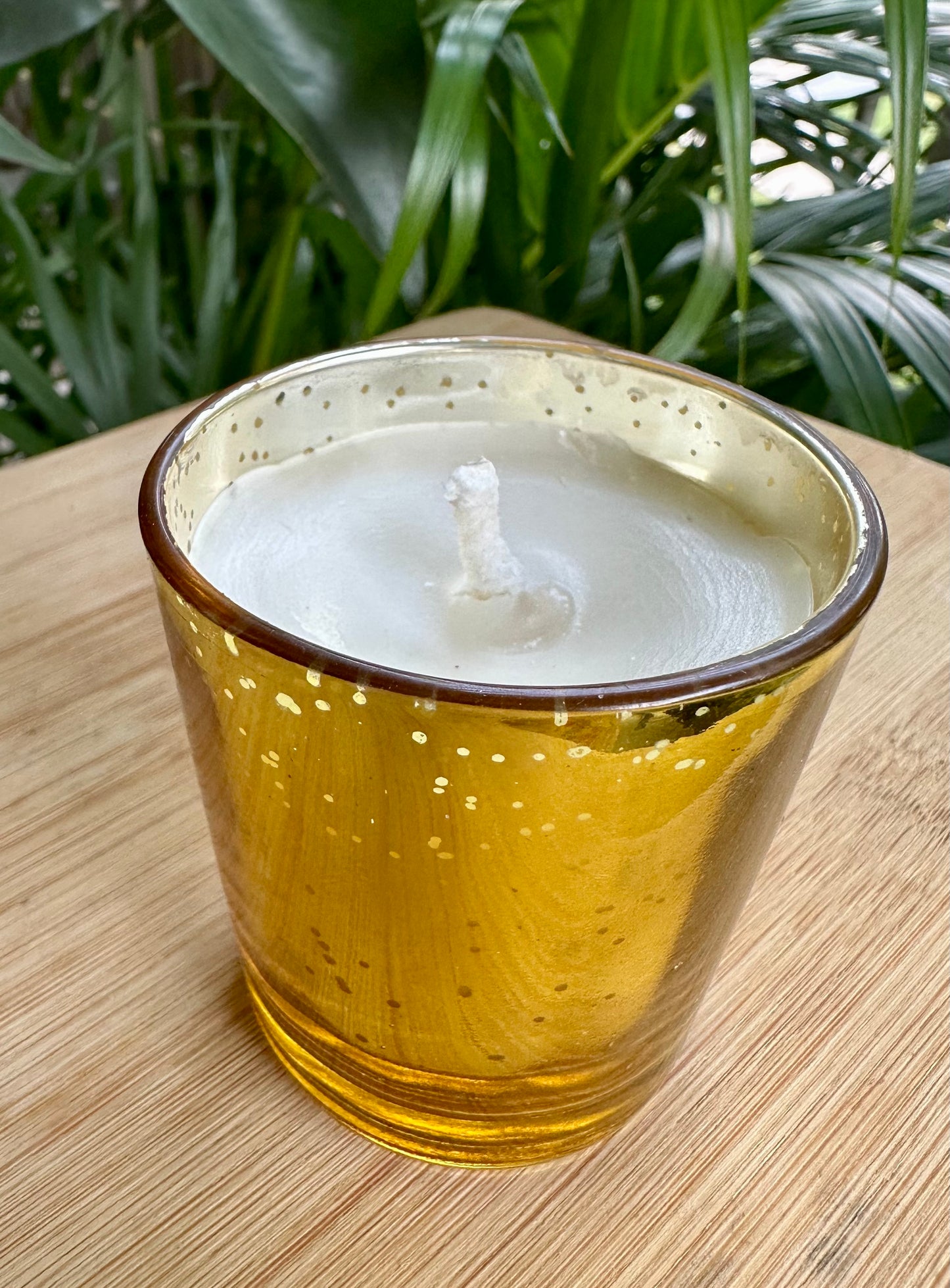 Gold Foiled Rose Soy Candle