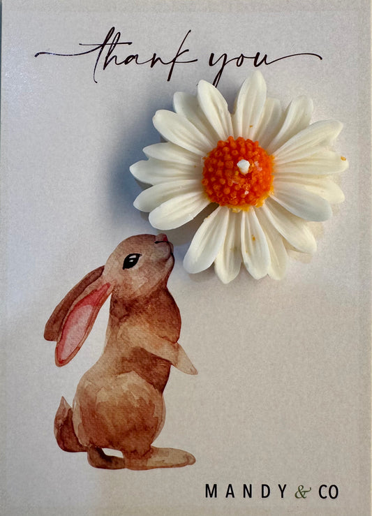 Scented Daisy Scented Candle - Handcrafted Floral Gift