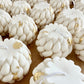Braided Soy Candle: Handmade with gold foil details - Mandy and Co