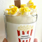 Butter Popcorn Soy Candle – Realistic Movie Night Decor Gift - Mandy and Co