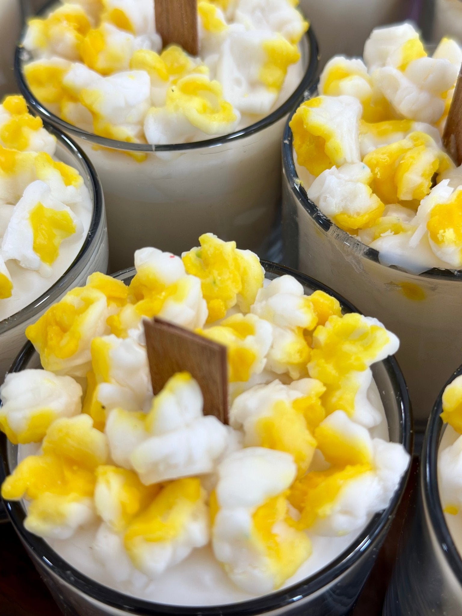 Butter Popcorn Soy Candle – Realistic Movie Night Decor Gift - Mandy and Co