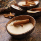 Coconut Shell Soy Candle – Set of 3 | Cinnamon - Mandy and Co