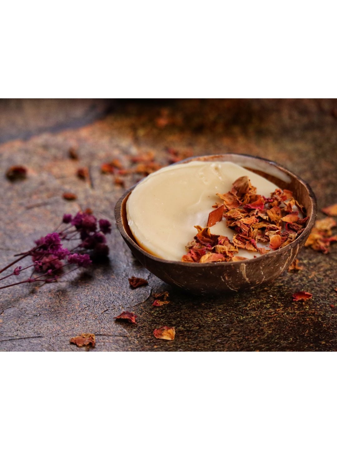 Coconut Shell Soy Candle – Set of 3 | Rose Scent - Mandy and Co