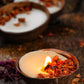 Coconut Shell Soy Candle – Set of 3 | Rose Scent - Mandy and Co
