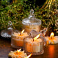 Daisy Glass Jar Soy Candle – Pack of 2 | Oud Scent - Mandy and Co