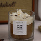 Latte Love Soy Candle – Coffee Scent - Mandy and Co