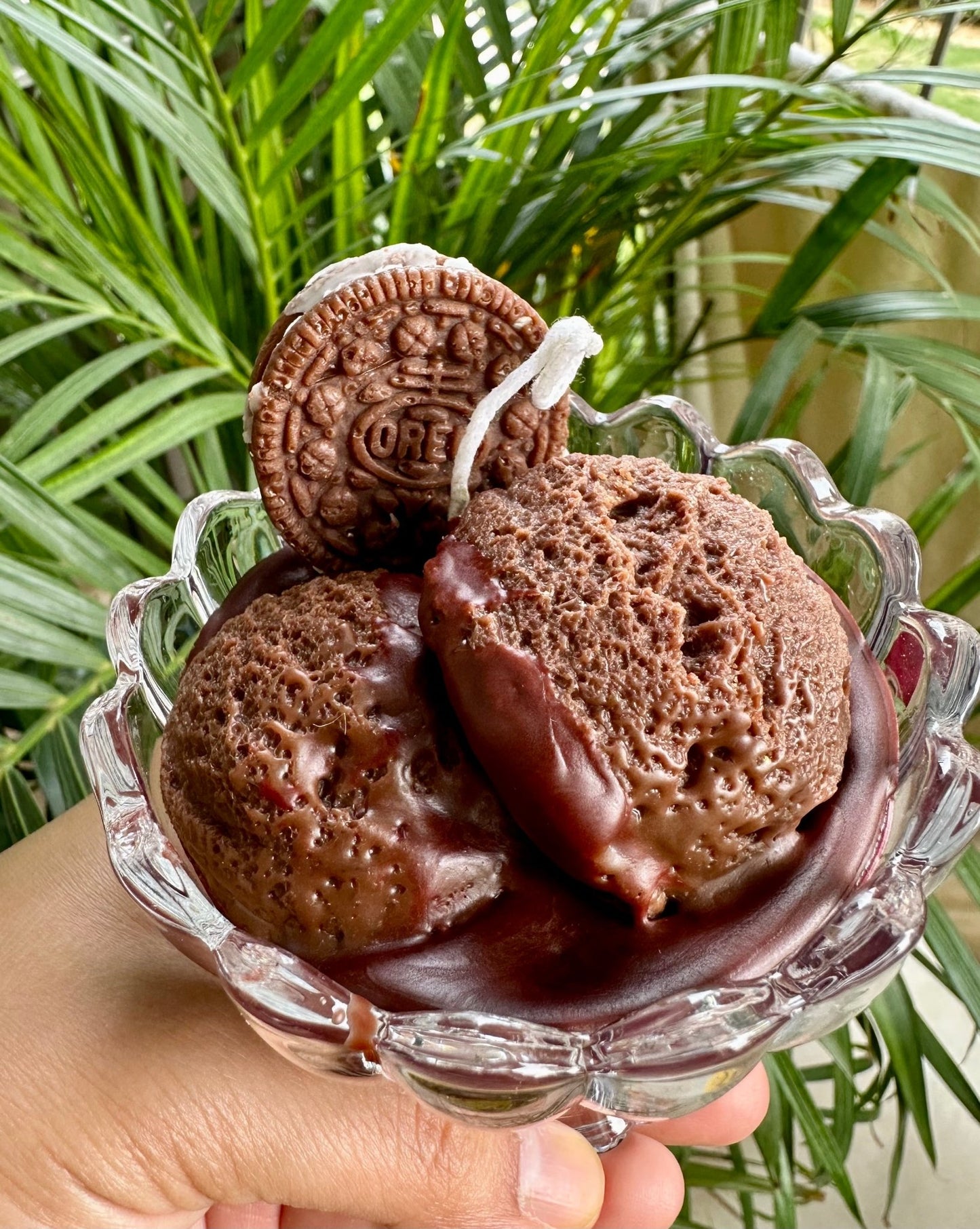 Mandy & Co Chocolate Ice Cream Sundae Soy Candle - Mandy and Co