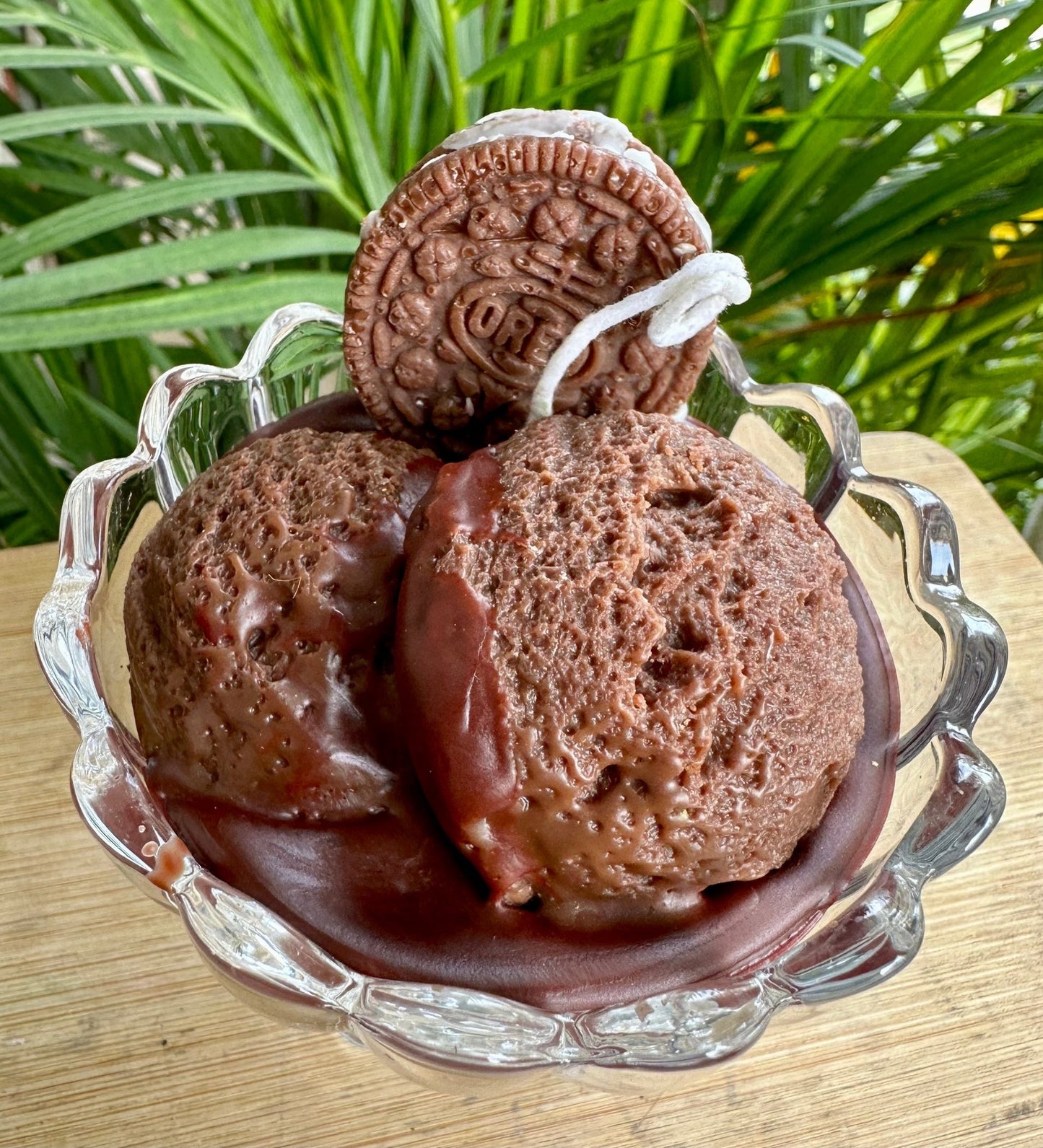 Mandy & Co Chocolate Ice Cream Sundae Soy Candle - Mandy and Co