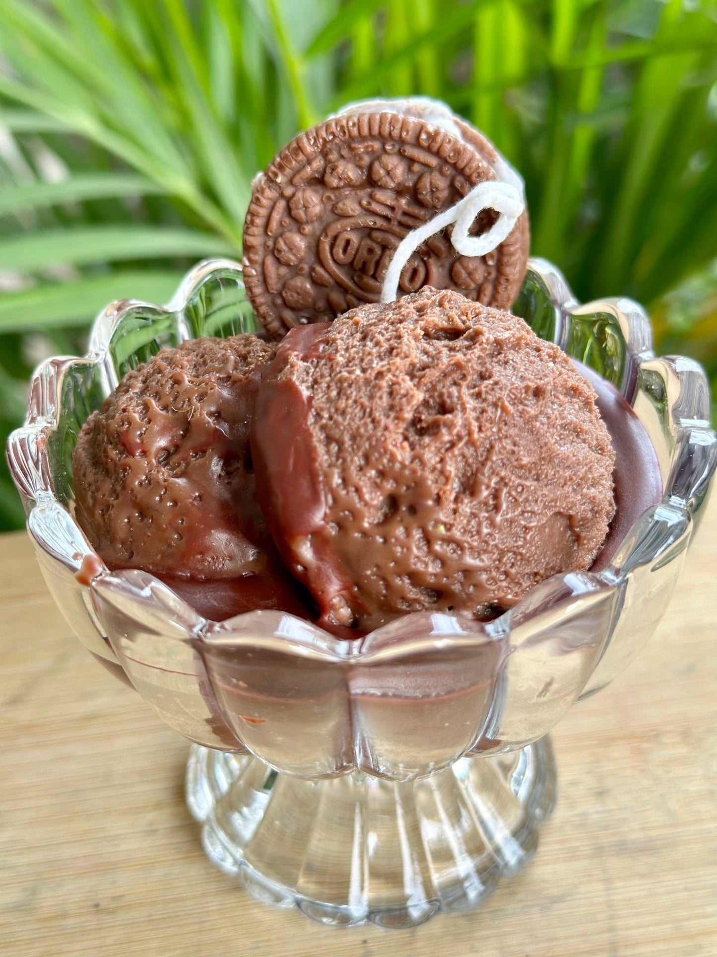 Mandy & Co Chocolate Ice Cream Sundae Soy Candle - Mandy and Co