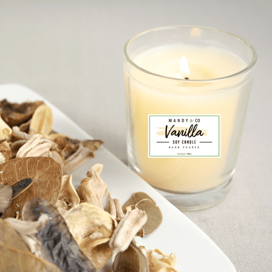 Pack of 3 Scented Soy Votive Candles - Mandy and Co