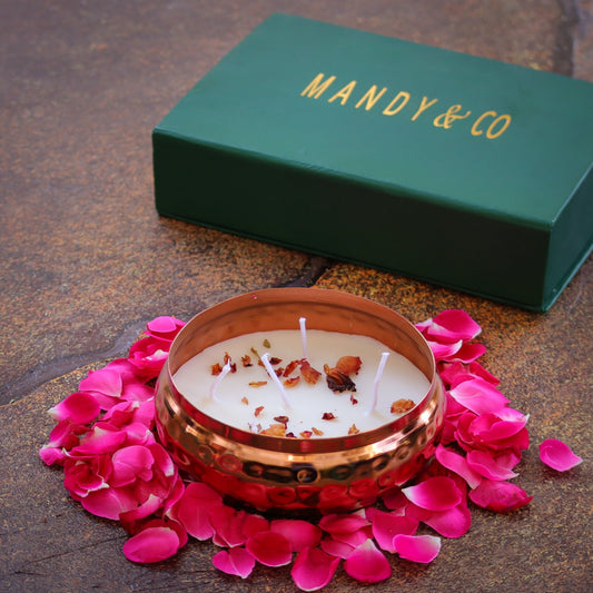 Urli Candle - Rose - Mandy and Co
