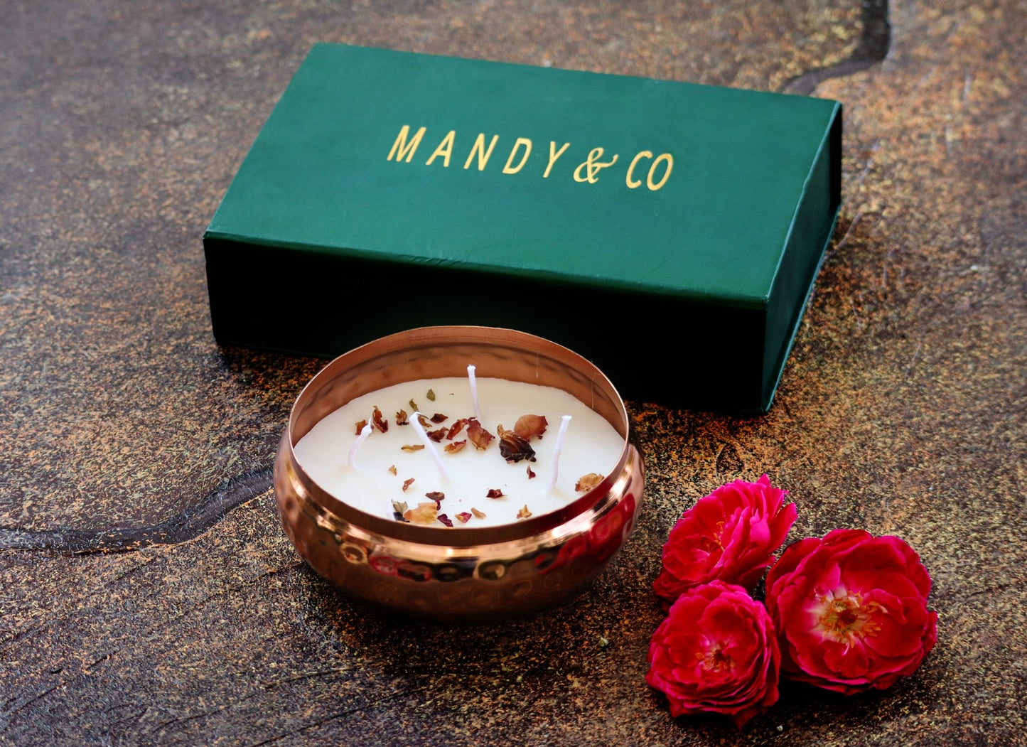 Urli Candle - Rose - Mandy and Co