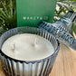 Vanilla Soy Candle: Double wick hand poured candle - Mandy and Co