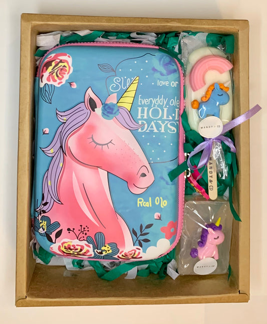 Unicorn Pink & Blue Gift Box