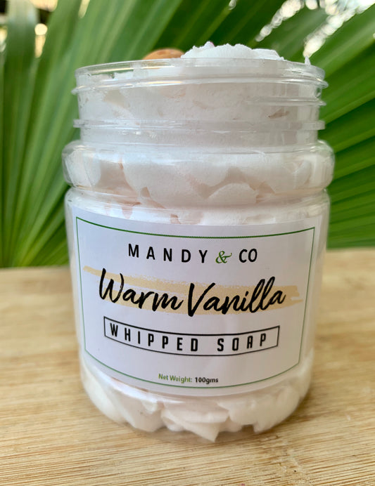 Warm Vanilla Whipped Soap - Handmade Body Wash
