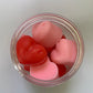 Mini Soap Jars: Hearts