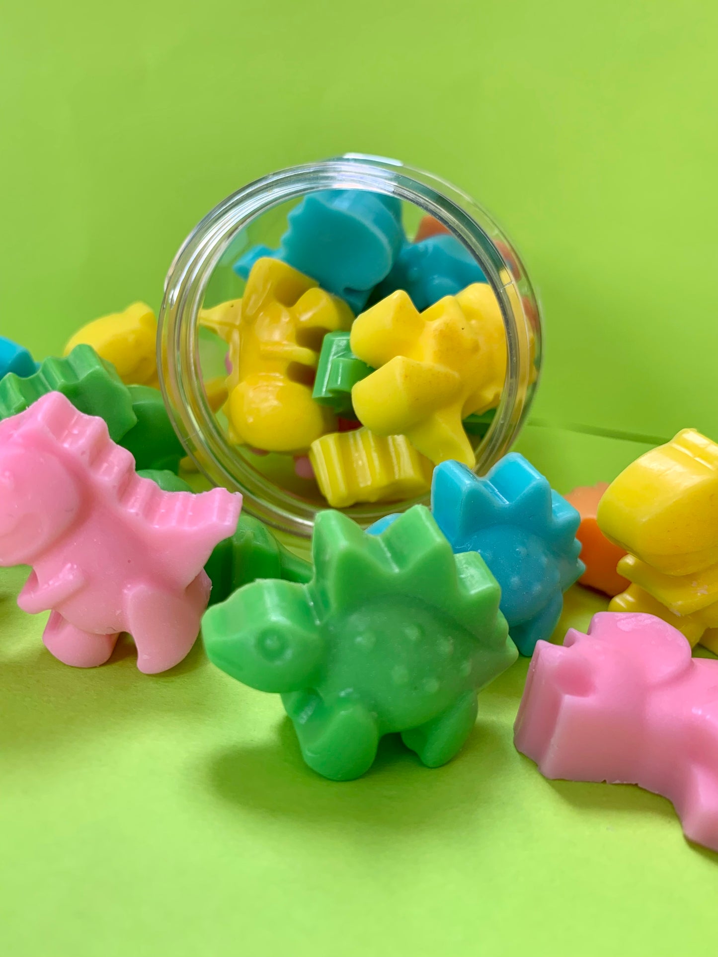 Mini Soap Jars: Dinosaurs