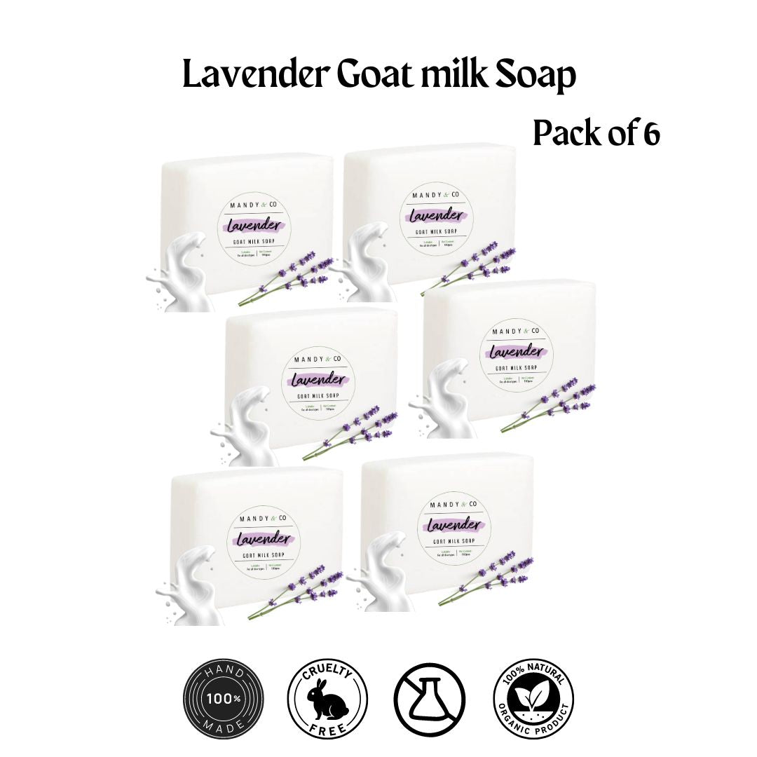 Lavender Goat Milk Soap (Pack of 6)