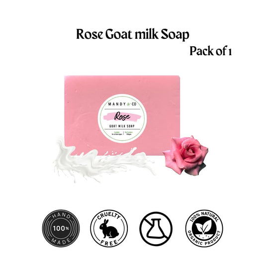 Rose Goat Milk Soap (Pack of 1)