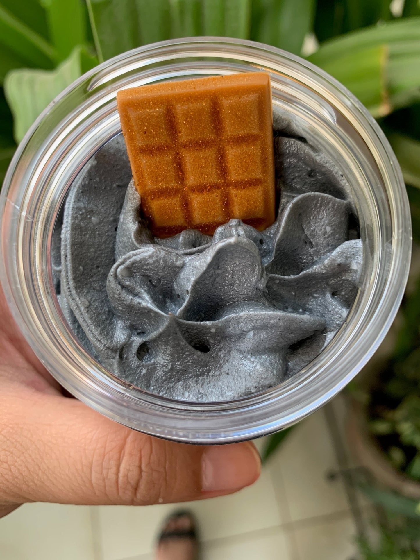 Charcoal Coffee Whipped Soap - Handmade Body Wash - Mandy and Co