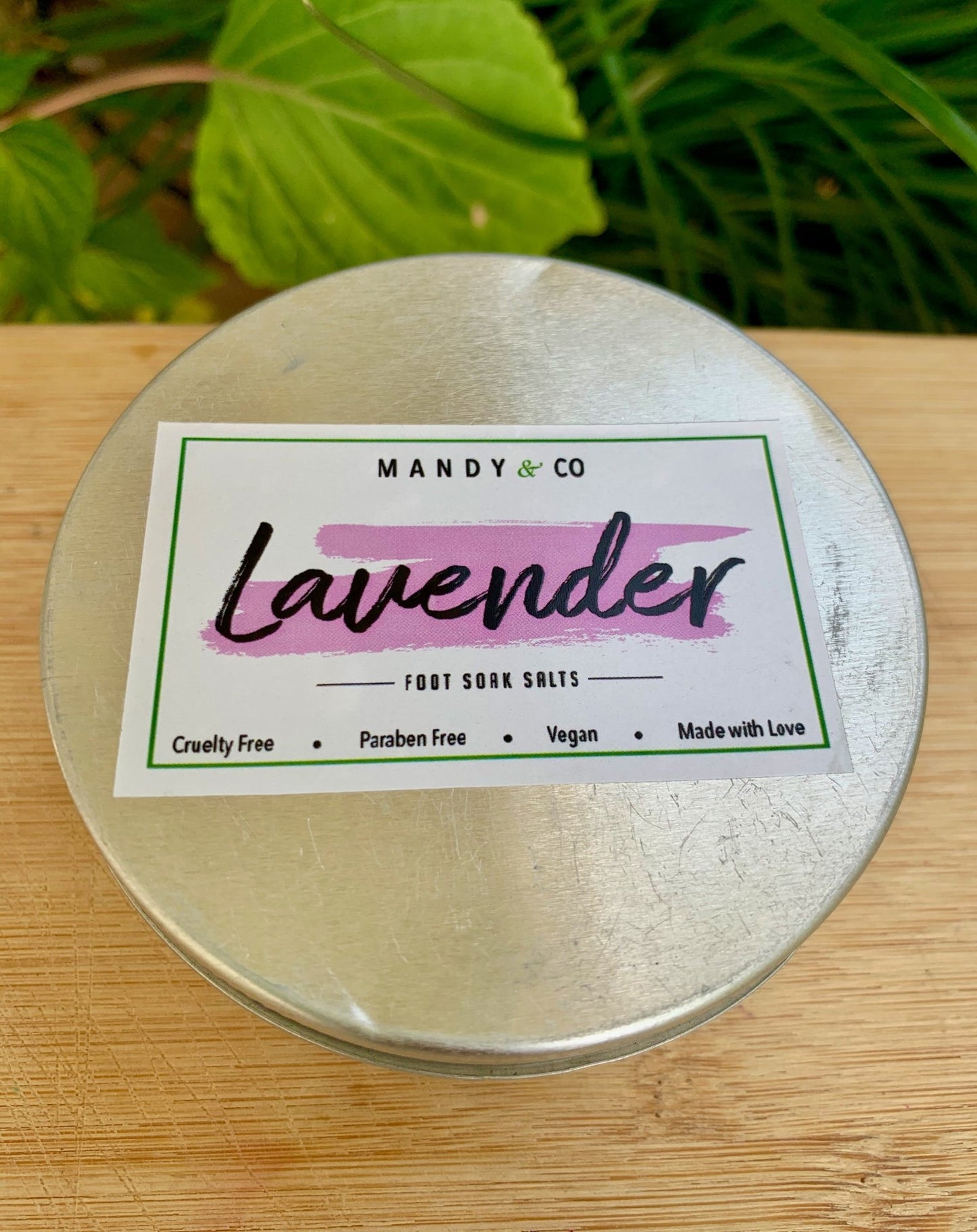 Foot Soak Salts: Lavender - Mandy and Co