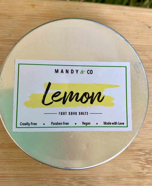 Foot Soak Salts: Lemon - Mandy and Co
