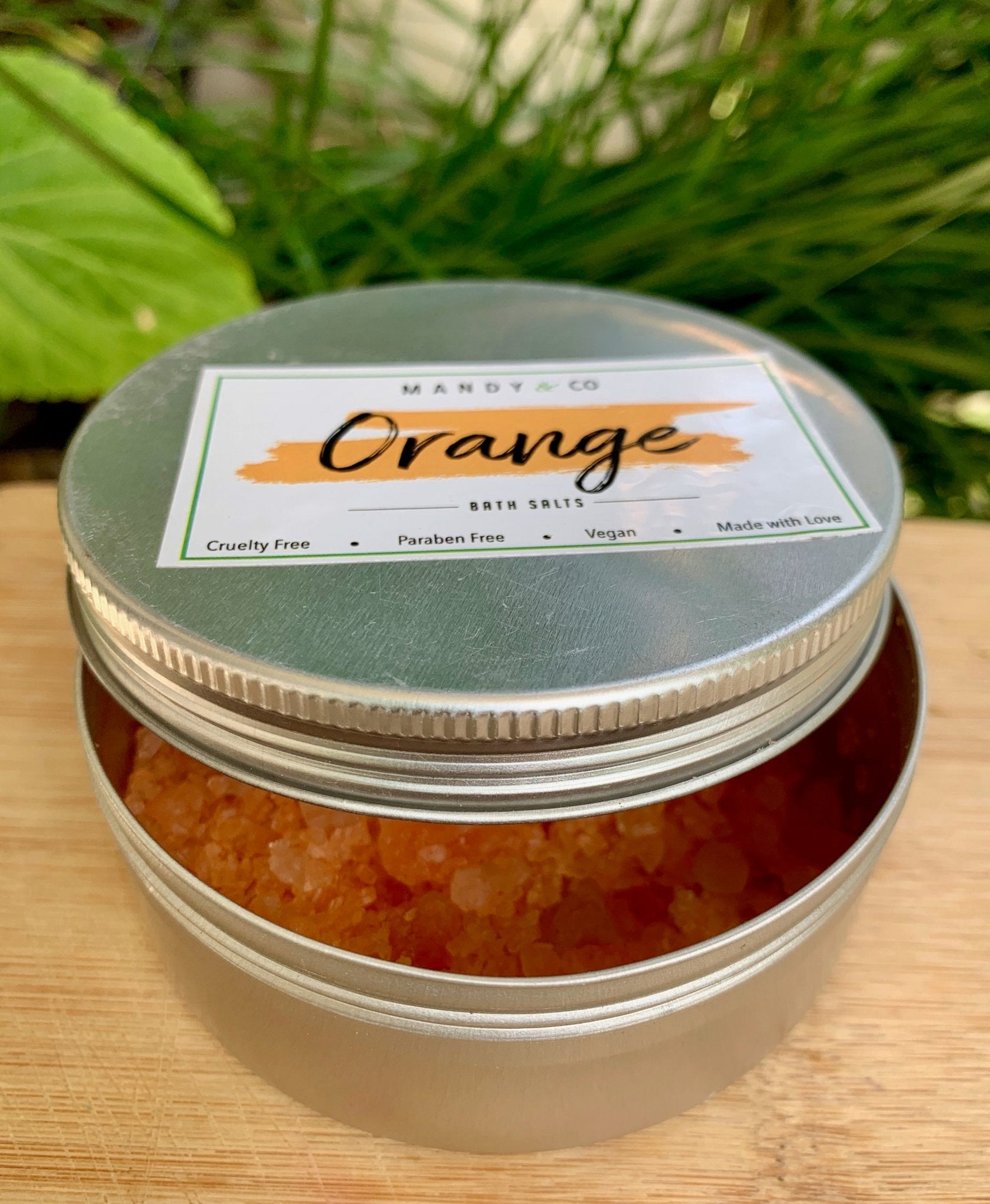 Foot Soak Salts: Orange - Mandy and Co