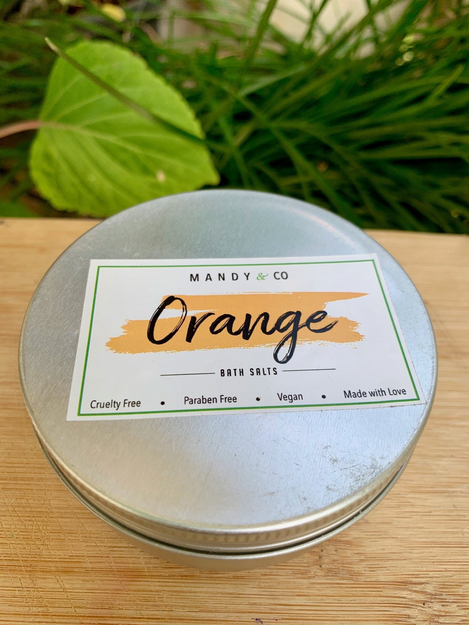 Foot Soak Salts: Orange - Mandy and Co